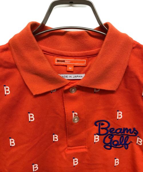 BEAMS GOLF（ビームスゴルフ）BEAMS GOLF (ビームスゴルフ) ポロシャツ オレンジ サイズ:Mの古着・服飾アイテム