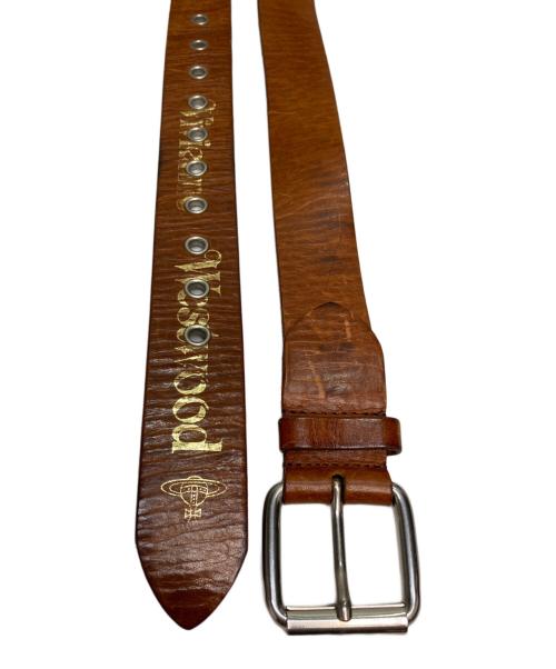 Vivienne Westwood man（ヴィヴィアン ウェストウッド マン）Vivienne Westwood man (ヴィヴィアン ウェストウッド マン) レザーベルト ブラウンの古着・服飾アイテム