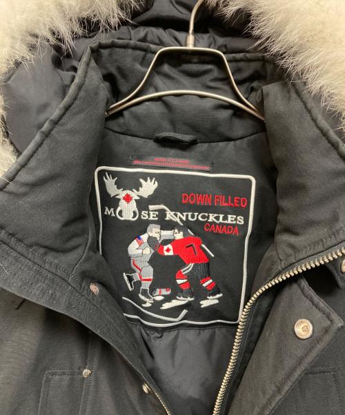 MOOSE KNUCKLES（ムース ナックルズ）MOOSE KNUCKLES (ムース ナックルズ) ダウンジャケット ブラック サイズ:SIZE Mの古着・服飾アイテム