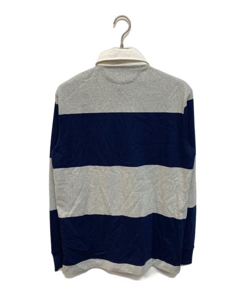POLO RALPH LAUREN（ポロ・ラルフローレン）POLO RALPH LAUREN (ポロ・ラルフローレン) ラガーシャツ ネイビー×グレー サイズ:S 未使用品の古着・服飾アイテム