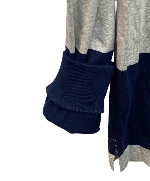 POLO RALPH LAUREN（ポロ・ラルフローレン）POLO RALPH LAUREN (ポロ・ラルフローレン) ラガーシャツ ネイビー×グレー サイズ:S 未使用品の古着・服飾アイテム