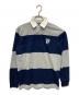 POLO RALPH LAUREN（ポロ・ラルフローレン）の古着「ラガーシャツ」｜ネイビー×グレー