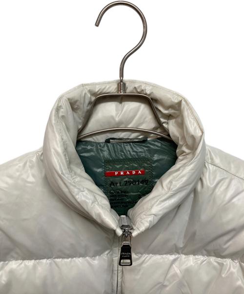 PRADA（プラダ）PRADA (プラダ) ダウンジャケット アイボリー サイズ:42の古着・服飾アイテム