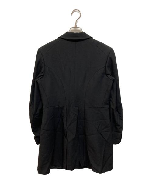 COMME des GARCONS（コムデギャルソン）COMME des GARCONS (コムデギャルソン) 90sウールギャバ丸襟ステンカラーコート ブラック サイズ:記載なしの古着・服飾アイテム