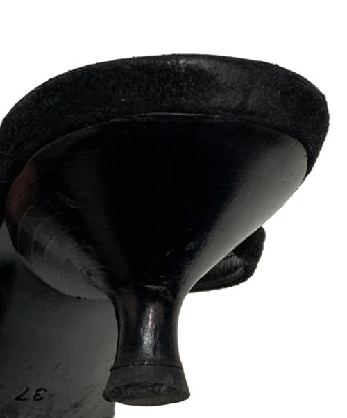 GUCCI（グッチ）GUCCI (グッチ) インターロッキングサンダル ブラック サイズ:37の古着・服飾アイテム