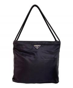 中古・古着通販】PRADA (プラダ) ベロアバッグ ブラック｜ブランド