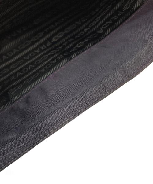 PRADA（プラダ）PRADA (プラダ) 三角プレートナイロンショルダーバッグ ネイビーの古着・服飾アイテム