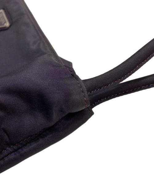 PRADA（プラダ）PRADA (プラダ) 三角プレートナイロンショルダーバッグ ネイビーの古着・服飾アイテム