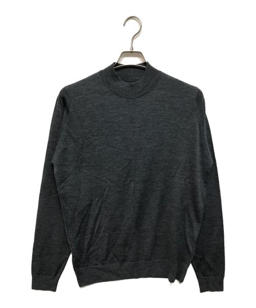 JOHN SMEDLEY（ジョンスメドレー）JOHN SMEDLEY (ジョンスメドレー) ウールハイネックニット グレー サイズ:Freeの古着・服飾アイテム
