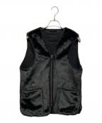 Barbourバブアー）の古着「フロントジップファーライナー」｜ブラック