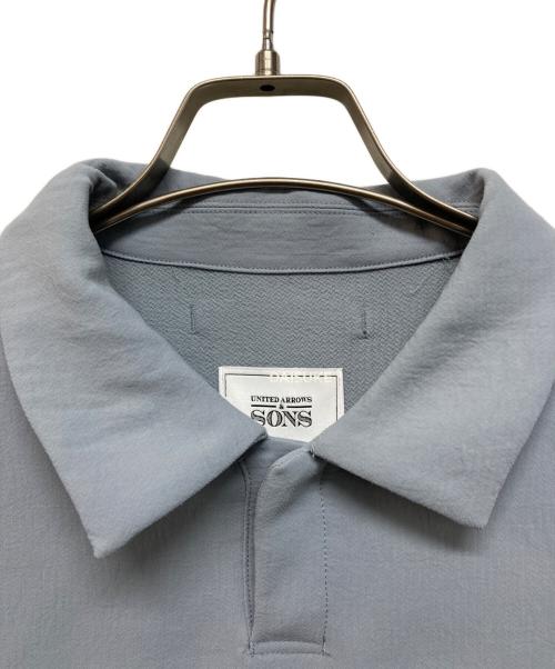 UNITED ARROWS & SONS by DAISUKE OBANA（ユナイテッドアローズ＆サンズ バイ ダイスケ オバナ）UNITED ARROWS & SONS by DAISUKE OBANA (ユナイテッドアローズ＆サンズ バイ ダイスケ オバナ) I PL SSL SHIRT ブルー サイズ:Lの古着・服飾アイテム