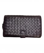 BOTTEGA VENETAボッテガベネタ）の古着「イントレチャートウォレット」｜パープル