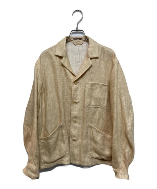 AURALEE（オーラリー）AURALEE (オーラリー) LINEN DOUBLE FACE BLOUZON ベージュ サイズ:1の古着・服飾アイテム