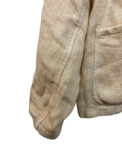 AURALEE（オーラリー）AURALEE (オーラリー) LINEN DOUBLE FACE BLOUZON ベージュ サイズ:1の古着・服飾アイテム