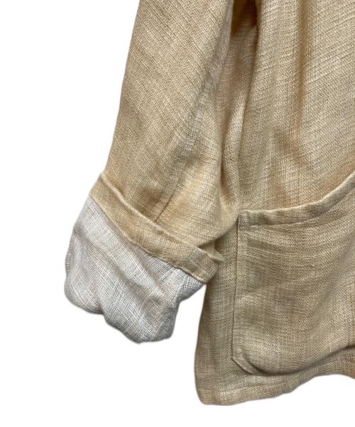 AURALEE（オーラリー）AURALEE (オーラリー) LINEN DOUBLE FACE BLOUZON ベージュ サイズ:1の古着・服飾アイテム