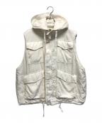 KATHARINE HAMNETT×Ron Hermanキャサリンハムネット×ロンハーマン）の古着「中綿ベスト」｜ホワイト