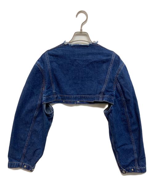 CURRENTAGE（カレンテージ）CURRENTAGE (カレンテージ) CURRENTAGE Denim short blouson インディゴ サイズ:Freeの古着・服飾アイテム