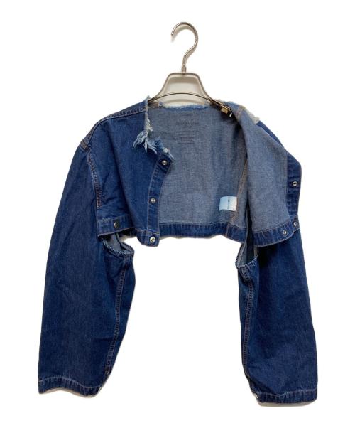 CURRENTAGE（カレンテージ）CURRENTAGE (カレンテージ) CURRENTAGE Denim short blouson インディゴ サイズ:Freeの古着・服飾アイテム