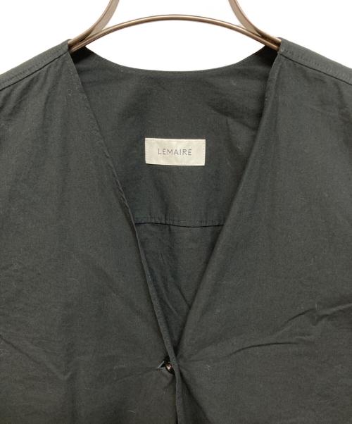 LEMAIRE（ルメール）LEMAIRE (ルメール) ノーカラージャケット ブラック サイズ:34の古着・服飾アイテム