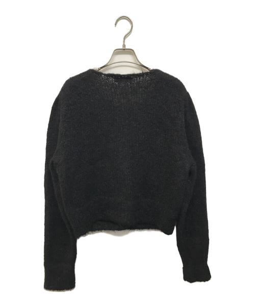 AMOMENTO（アモーメント）AMOMENTO (アモーメント) モヘヤカーディガン ブラックの古着・服飾アイテム