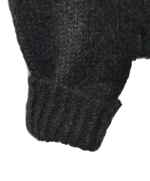 AMOMENTO（アモーメント）AMOMENTO (アモーメント) モヘヤカーディガン ブラックの古着・服飾アイテム