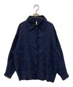 BOBOUTICボブティック）の古着「シャツジャケット」｜ネイビー