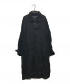 CASEY VIDALENCケイシーヴィダレンク）の古着「ステンカラーコート」｜ブラック