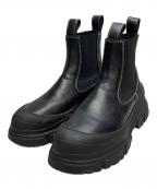 SOFIE D'HOOREソフィードール）の古着「LEATHER BOOTS」｜ブラック