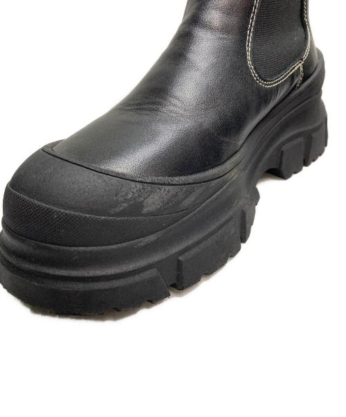 SOFIE D'HOORE（ソフィードール）SOFIE D'HOORE (ソフィードール) LEATHER BOOTS ブラック サイズ:23の古着・服飾アイテム