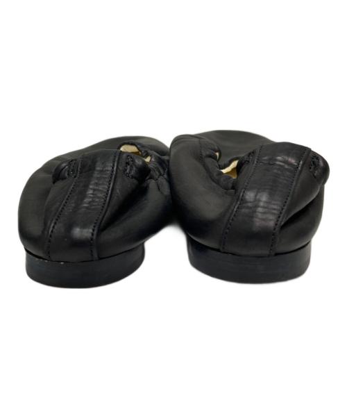 toshinosuke takegahara（トシノスケ タケガハラ）TOSHINOSUKE TAKEGAHARA (トシノスケ タケガハラ) バレエシューズ ブラック サイズ:23cmの古着・服飾アイテム