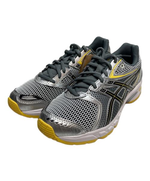 asics（アシックス）asics (アシックス) GEL-DS TRAINER 14 グレー×イエロー サイズ:24 未使用品の古着・服飾アイテム