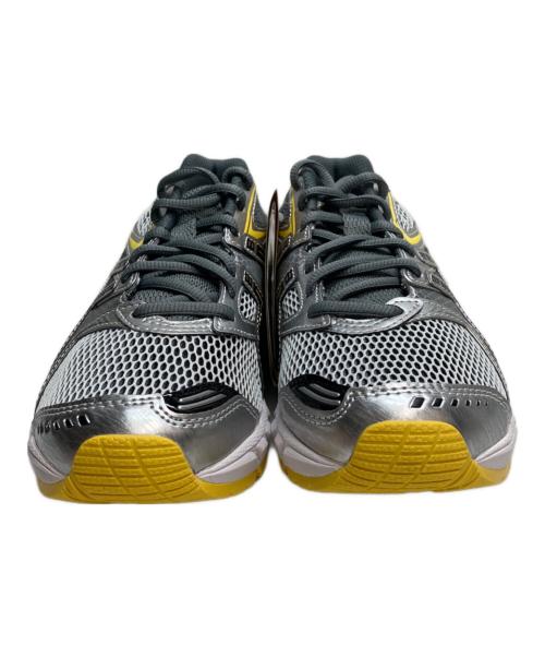 asics（アシックス）asics (アシックス) GEL-DS TRAINER 14 グレー×イエロー サイズ:24 未使用品の古着・服飾アイテム