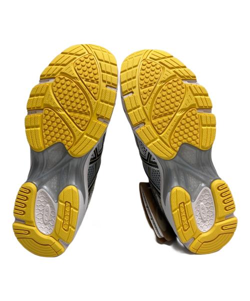 asics（アシックス）asics (アシックス) GEL-DS TRAINER 14 グレー×イエロー サイズ:24 未使用品の古着・服飾アイテム