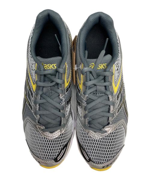 asics（アシックス）asics (アシックス) GEL-DS TRAINER 14 グレー×イエロー サイズ:24 未使用品の古着・服飾アイテム