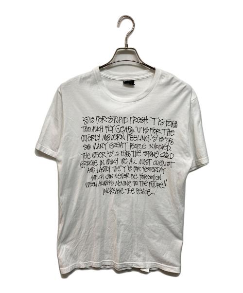 stussy（ステューシー）stussy (ステューシー) Tシャツ ホワイト サイズ:Mの古着・服飾アイテム