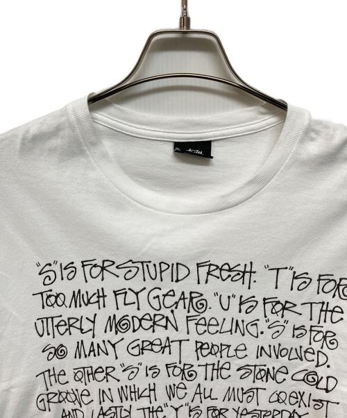 stussy（ステューシー）stussy (ステューシー) Tシャツ ホワイト サイズ:Mの古着・服飾アイテム