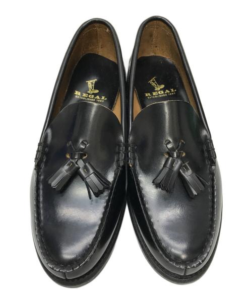 REGAL（リーガル）REGAL (リーガル) タッセルローファー ブラック サイズ:SIZE 23.5cmの古着・服飾アイテム