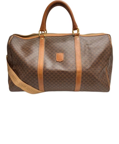 CELINE（セリーヌ）CELINE (セリーヌ) マカダム柄ボストンバッグ バンドリエールの古着・服飾アイテム