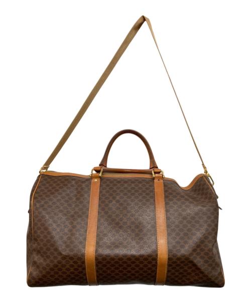 CELINE（セリーヌ）CELINE (セリーヌ) マカダム柄ボストンバッグ バンドリエールの古着・服飾アイテム