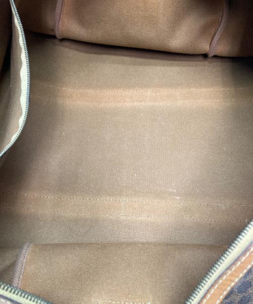 CELINE（セリーヌ）CELINE (セリーヌ) マカダム柄ボストンバッグ バンドリエールの古着・服飾アイテム