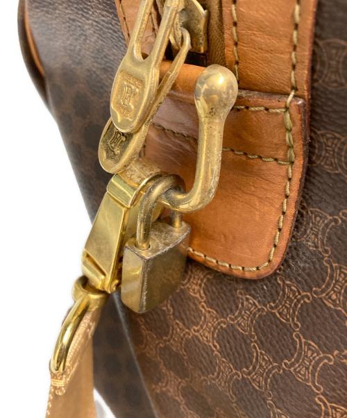 CELINE（セリーヌ）CELINE (セリーヌ) マカダム柄ボストンバッグ バンドリエールの古着・服飾アイテム