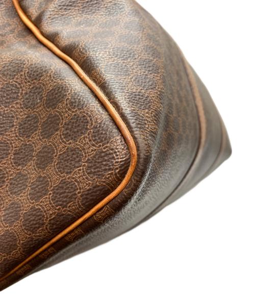 CELINE（セリーヌ）CELINE (セリーヌ) マカダム柄ボストンバッグ バンドリエールの古着・服飾アイテム