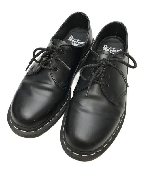 Dr.Martens（ドクターマーチン）Dr.Martens (ドクターマーチン) 1461ホワイトステッチ 3 ホール シューズ ブラック サイズ:SIZE 27cmの古着・服飾アイテム