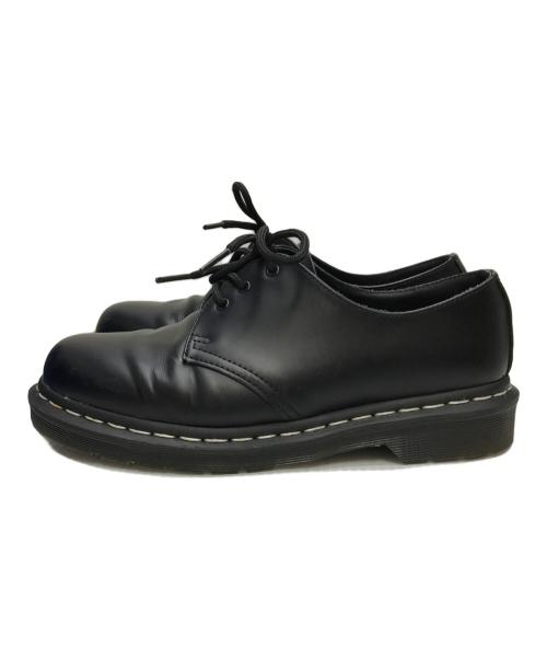 Dr.Martens（ドクターマーチン）Dr.Martens (ドクターマーチン) 1461ホワイトステッチ 3 ホール シューズ ブラック サイズ:SIZE 27cmの古着・服飾アイテム