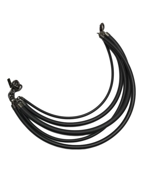 JUNYA WATANABE COMME des GARCONS（ジュンヤワタナベ コムデギャルソン）JUNYA WATANABE COMME des GARCONS ((ジュンヤワタナベ コムデギャルソン) 5連ネックレス ブラック サイズ:-の古着・服飾アイテム