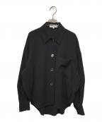 ENFOLDエンフォルド）の古着「CIRCLE SHIRT」｜ブラック