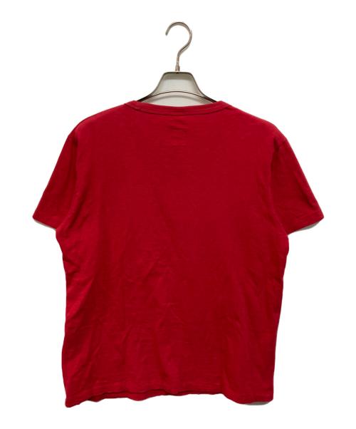 Champion（チャンピオン）Champion (チャンピオン) stussy (ステューシー) フロッキーシャドーマンTシャツ レッド サイズ:Lの古着・服飾アイテム