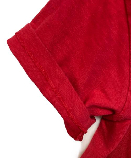 Champion（チャンピオン）Champion (チャンピオン) stussy (ステューシー) フロッキーシャドーマンTシャツ レッド サイズ:Lの古着・服飾アイテム