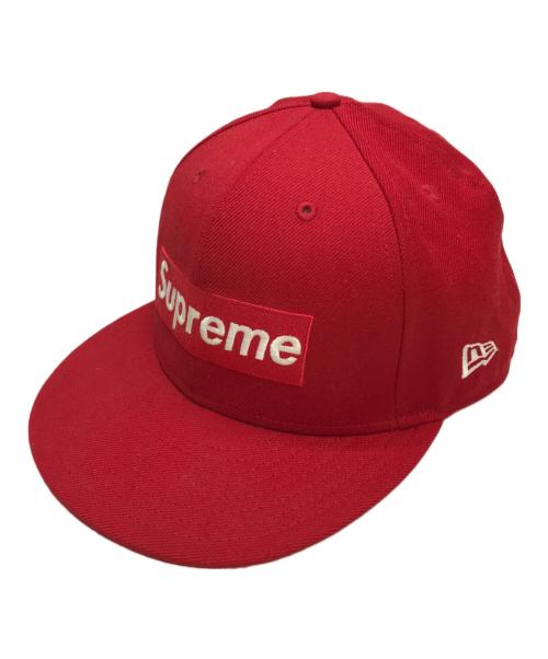 New Era（ニューエラ）New Era (ニューエラ) SUPREME (シュプリーム) National Champions Box Logoキャップ レッドの古着・服飾アイテム