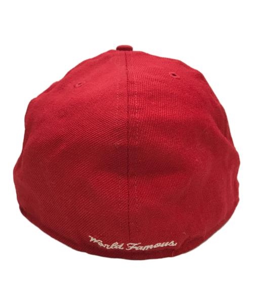 New Era（ニューエラ）New Era (ニューエラ) SUPREME (シュプリーム) National Champions Box Logoキャップ レッドの古着・服飾アイテム